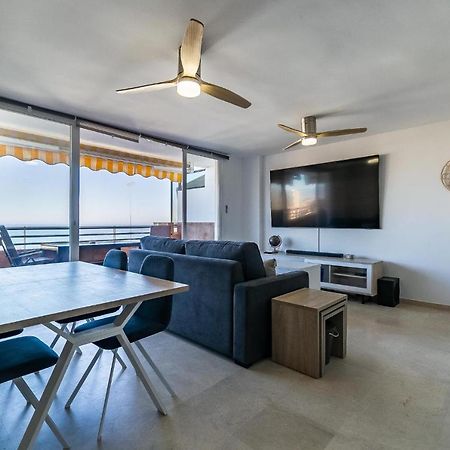 Vistas Azules -- remodeled, large terrace, spectacular ocean views&beach level access Torremolinos Exterior foto