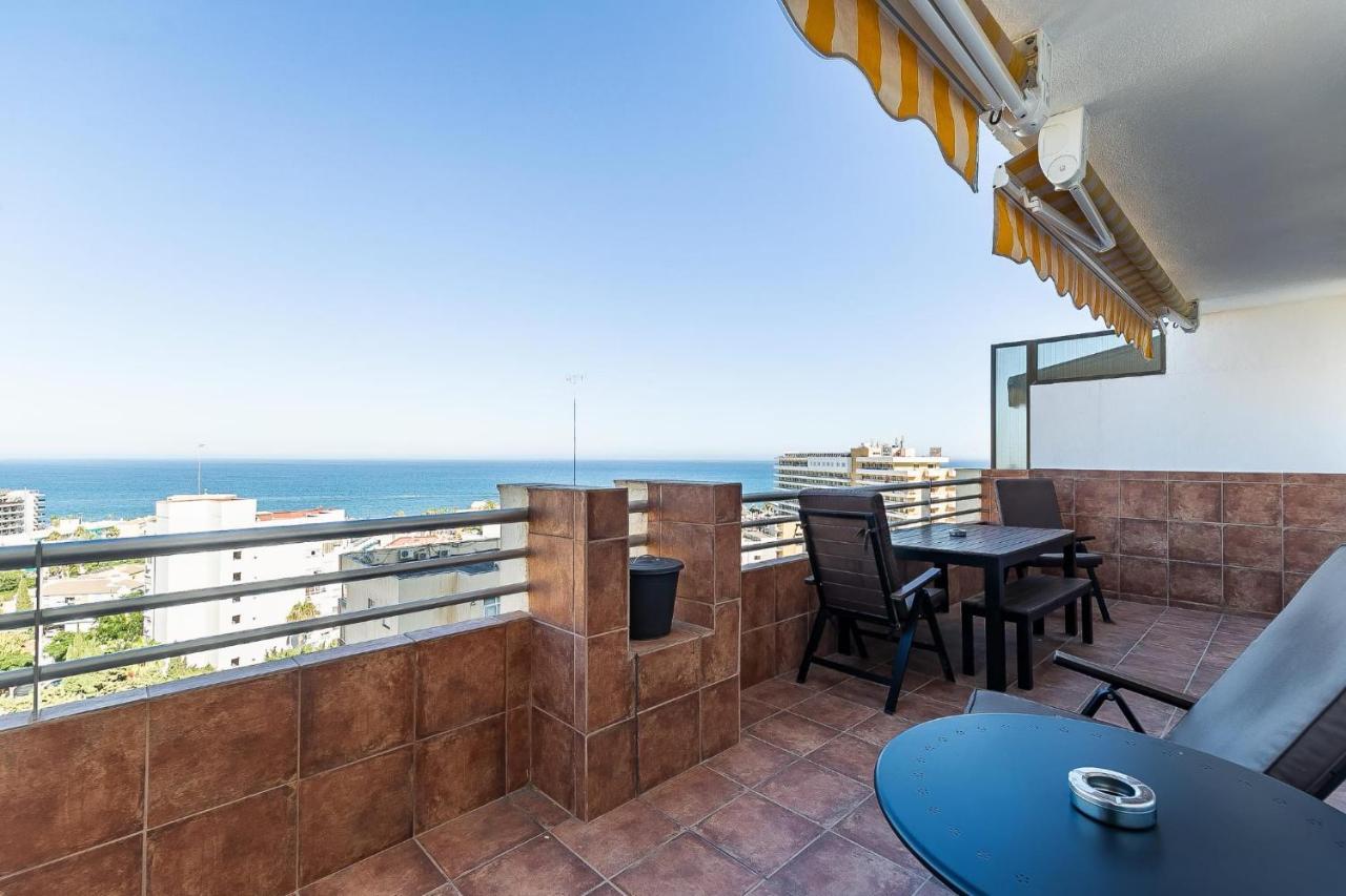 Vistas Azules -- remodeled, large terrace, spectacular ocean views&beach level access Torremolinos Exterior foto